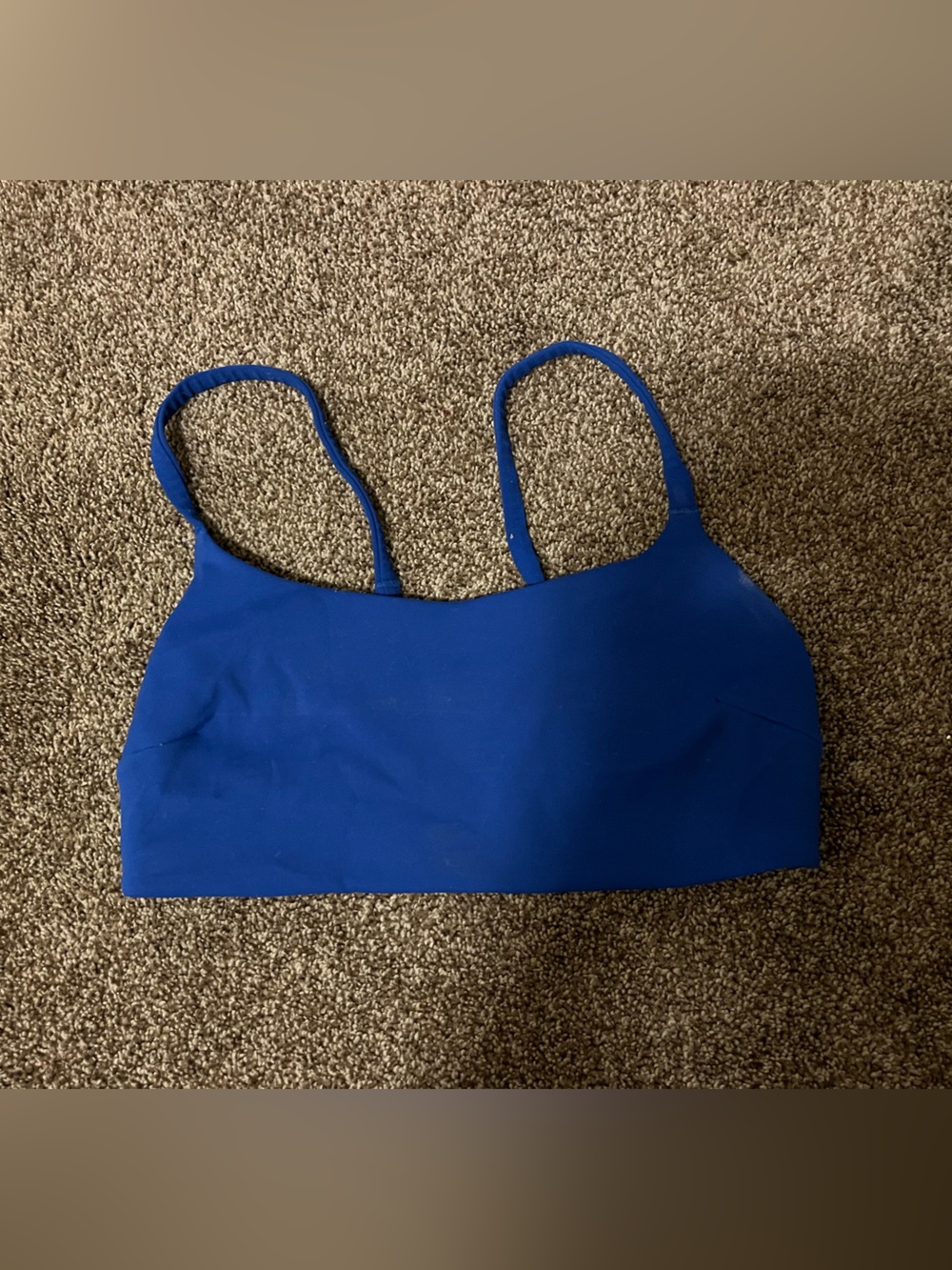 lululemon athletica Royal Blue Strappy Sports Bra